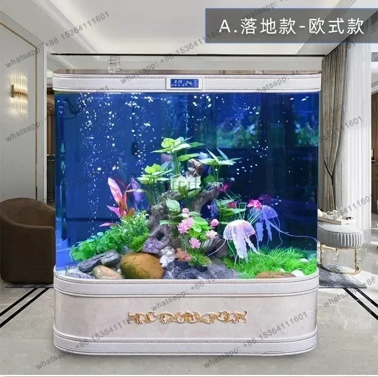 Water Ecological Landscaping Large Bottom Filter Goldfish Turtle Jar Fish Tank Aquarium Small Glass Change