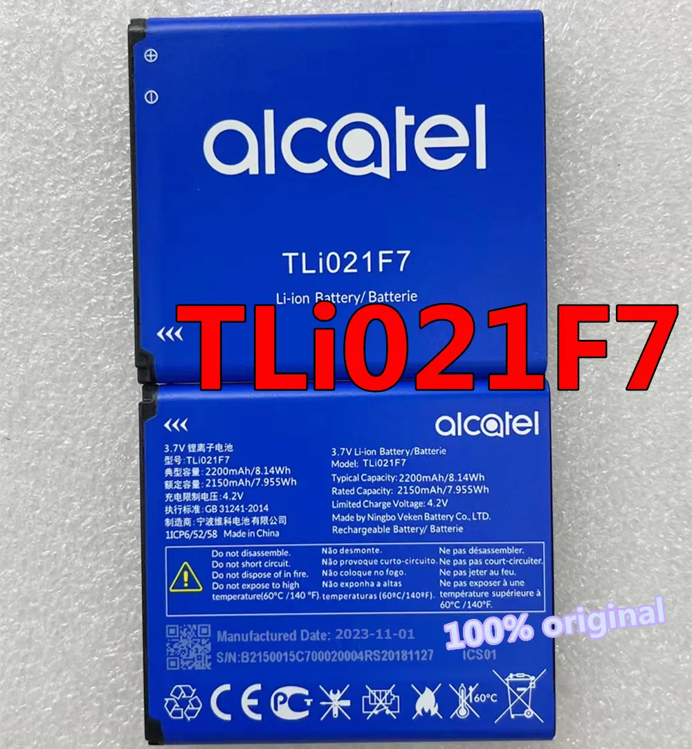 Original New 2150mAh TLi021F7 TLi021FA Phone Battery For Alcatel LinkZone MW70VK 4GEE EE71 EE70 EE70VB EE Mini 2