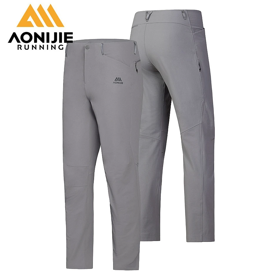 AONIJIE Men's Outdoor Sports Trousers Pants Breathable Autumn Winter Warm Outdoor Running Hiking Pants