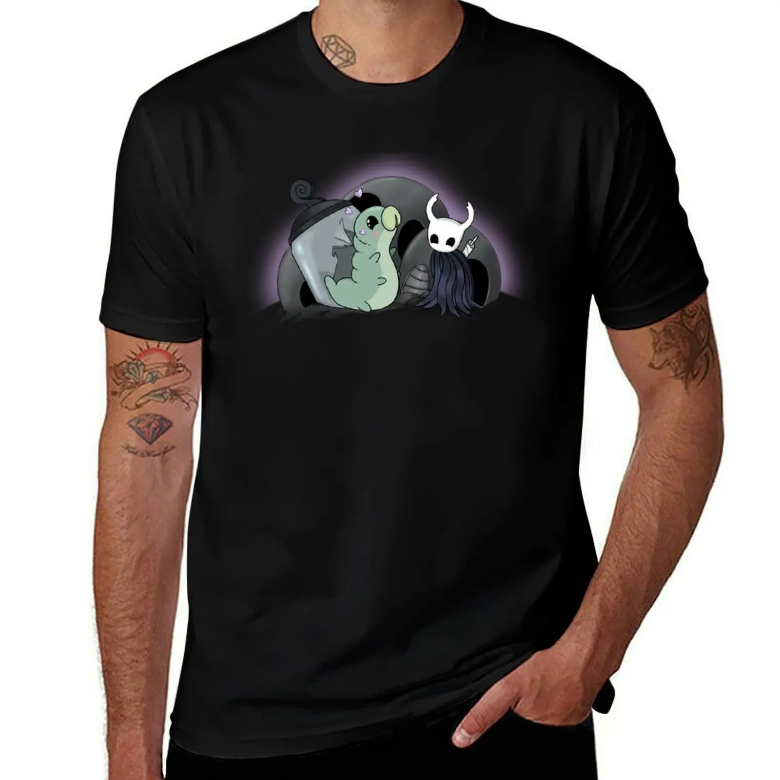 

Hollow Knight Grub Friend T-Shirt t shirts for man graphic tees cotton t shirt man T-shirt