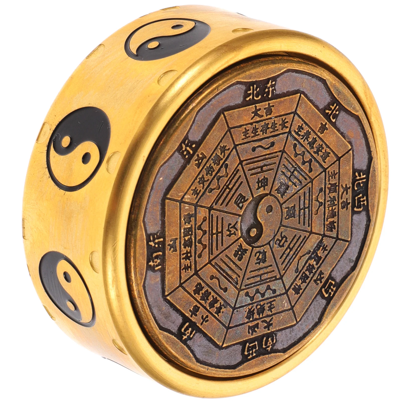 

1 шт., металлическая игрушка для снятия стресса для взрослых, тайчи, тонкая ремесло, легкие вращающиеся гироскопы для пальцев