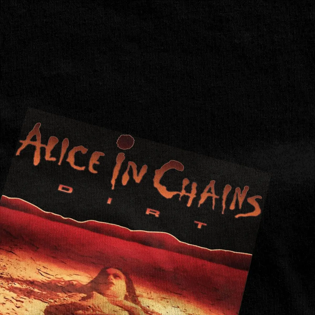 Alice In Chains Album Cover T Shirt Men's Street Style 100 Cotton T-Shirts Summer O-Neck Trendy Tees Dropshipping Oversize Tops