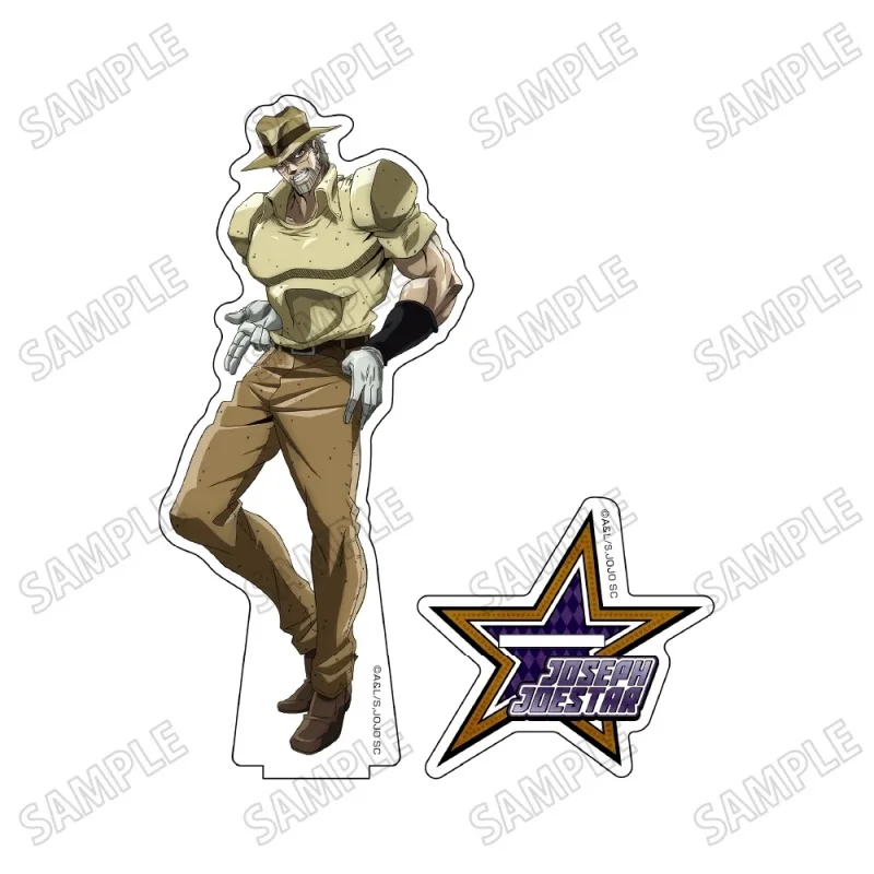 Anime JoJo's Bizarre Adventure Stardust Crusaders Mohammed Avdol Iggy Acrylic Stand Model Plate Keychains Desktop Ornament