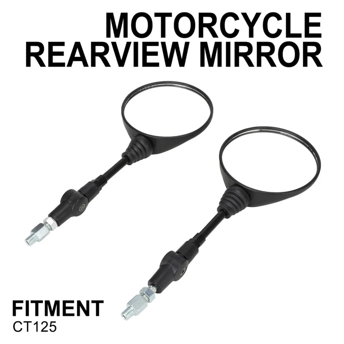 For CT125 HunterCub Rearview Mirror, Side Rear View Mirrors Motorcycle Accessories