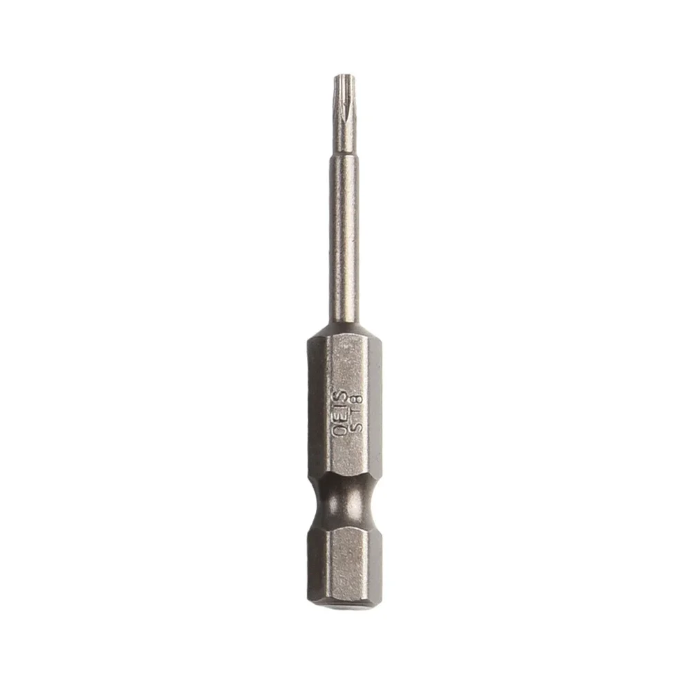 For Electronics Five-point Torx Bit Hex Shank Bit Multiple Torx Sizes Versatile Applications Abrasion Resistant Alloy Steel