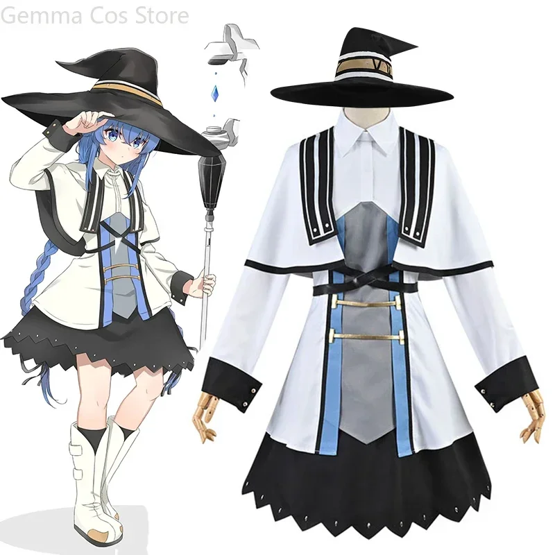 

Anime Jobless Reincarnation Roxy Migurdia Cosplay Costume Fancy Witch Dress Carnival Halloween Costume
