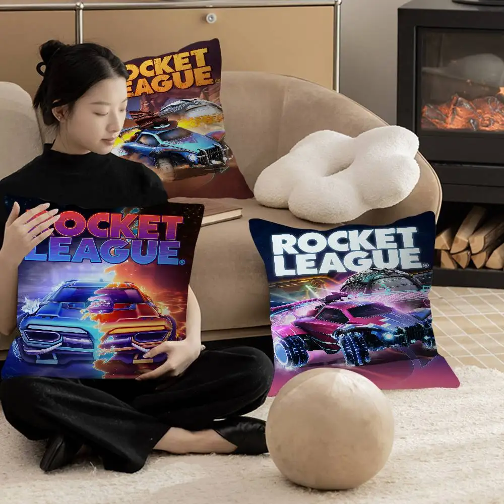 Rocket League Game Pillow Cushion Cover Pillowcase Living Room Sofa Home Decor Customized