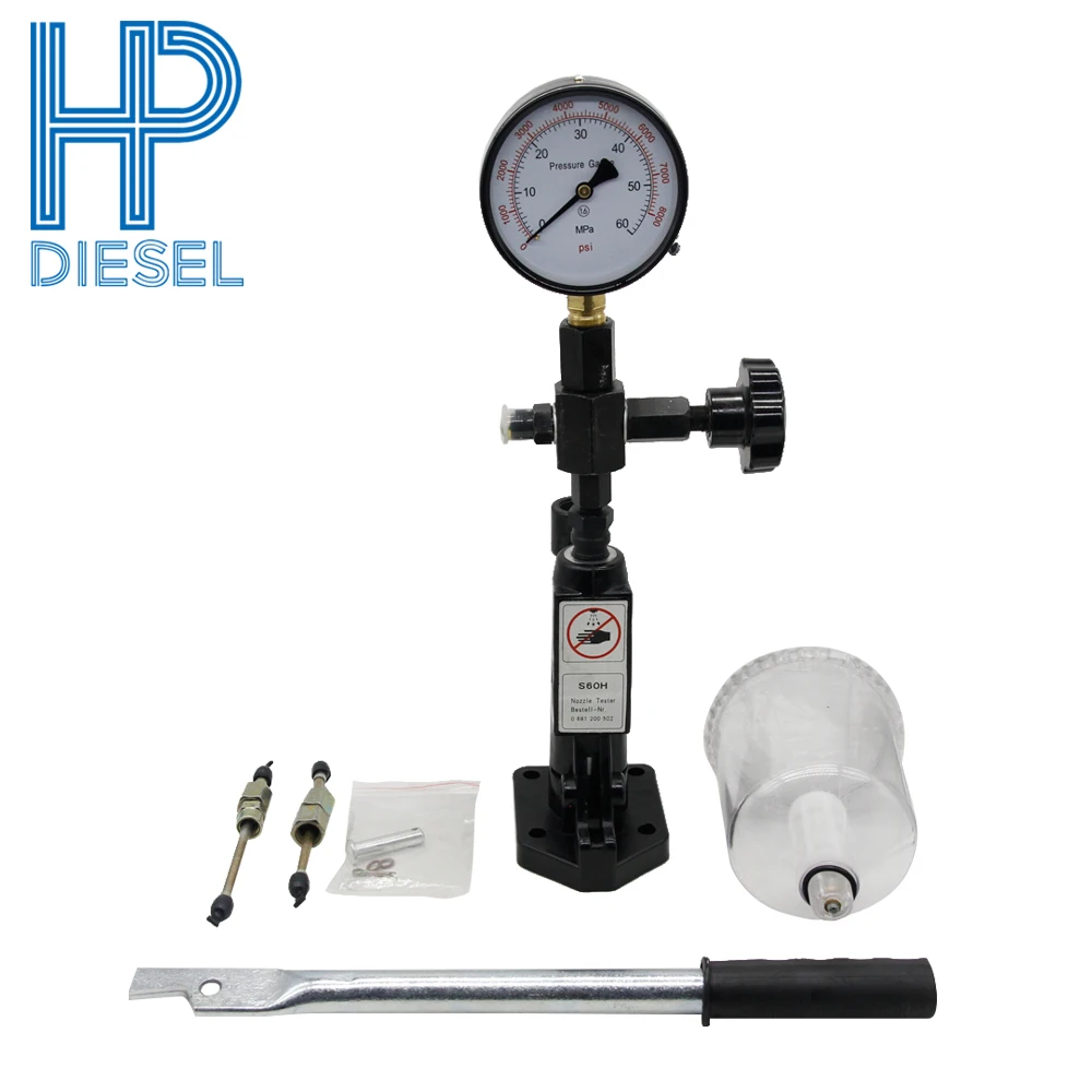 Multifunction Common Rail Fuel Injector Tester, Combination Injector Nozzle Pressure Tester, S60H, For Engine Injection System