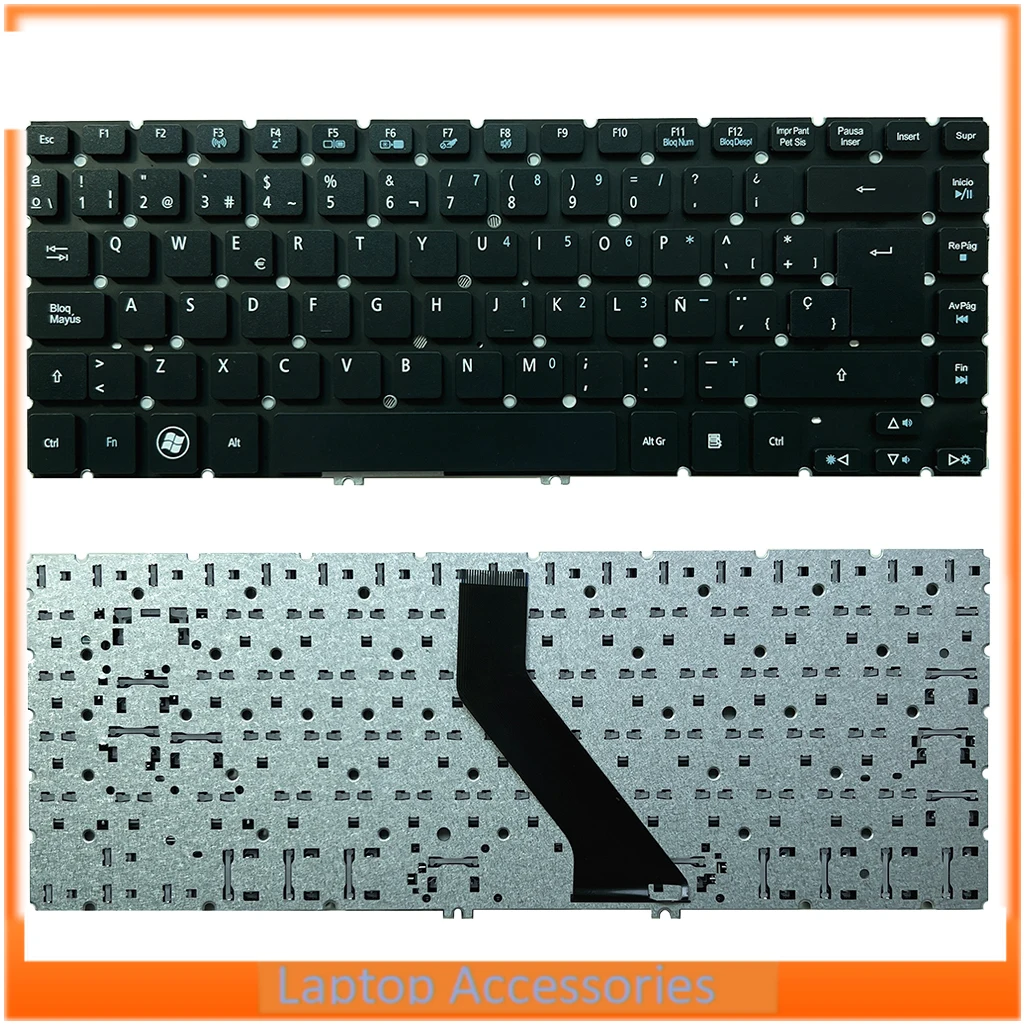 Испанская клавиатура V5-431 для Acer Aspire R14 R3 471 R3-431 R3-431G V5-431G V5-471G V5-471P V5-471PG V5-472 V5-472G V5-483 V5-483G