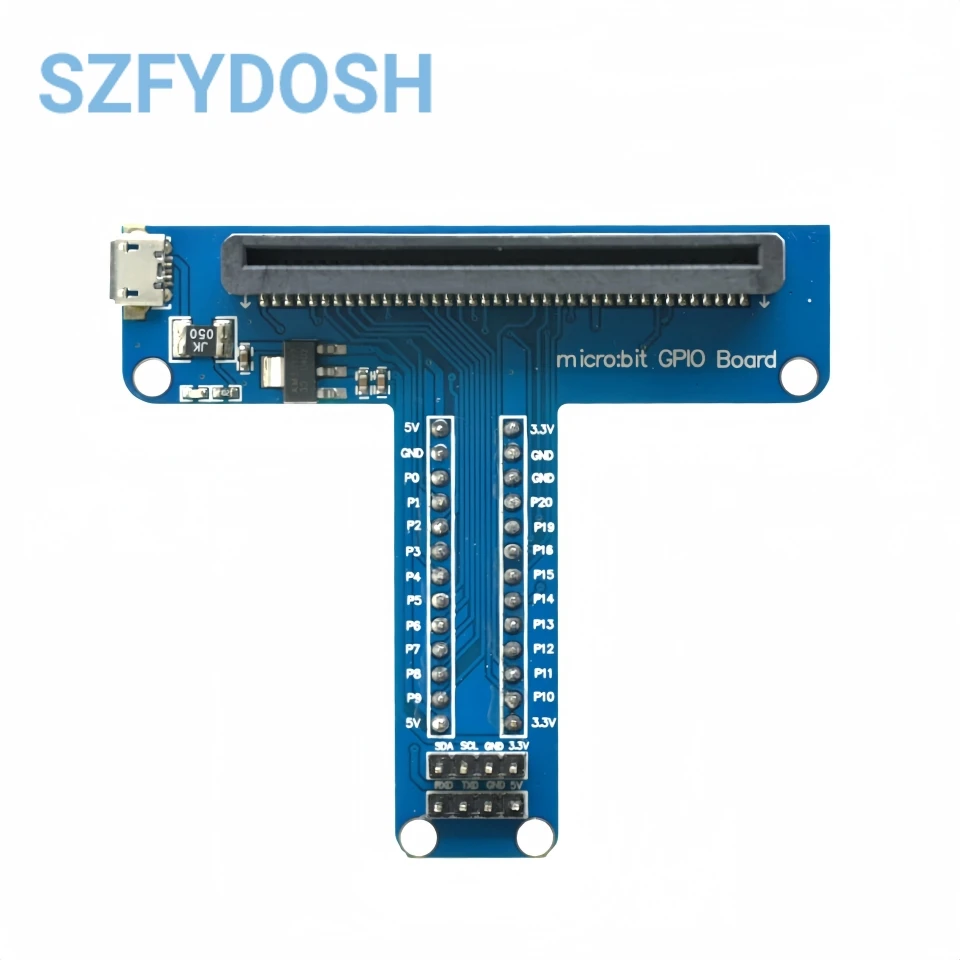 Microbit Development Board T-type GPIO Expansion Board Micro:bit Breadboard Adapter Board Python