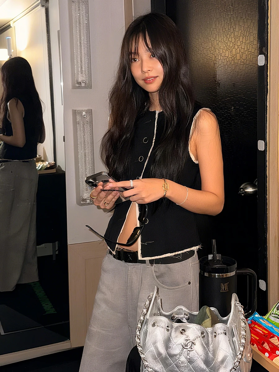 غريب سنور جيني زر تصميم Svel سترة المرأة تنوعا فتاة حار سليم صالح البوليستر جولة Ne ارتداء اليومي