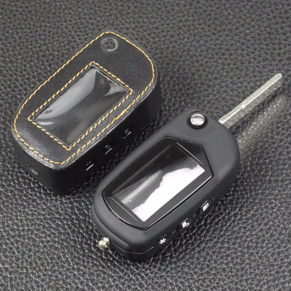 Jingyuqin Folding Flip Remote Leather Car Key Cover For Starline A91 A61 B9 B6 New Arrival Fob Case 3 Buttons Protection