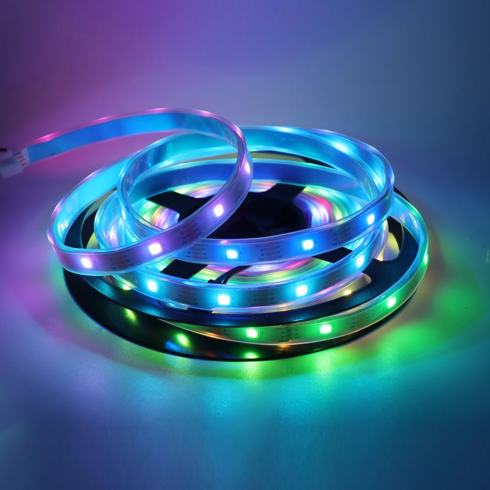 WS2813 WS2815 RGB LED Pixel Strips Individually Addressable 30/60/144Leds/M Dream Color Smart Tape Light IP30/65/67 DC5V DC12V