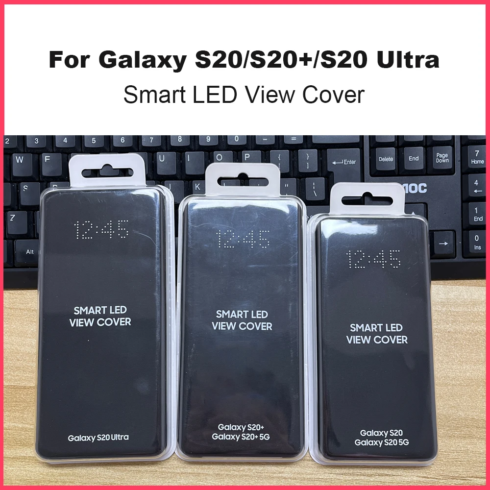 Original For Samsung  Galaxy S20 S20+ S20 Plus S20 Ultra 5G Smart LED View Cover