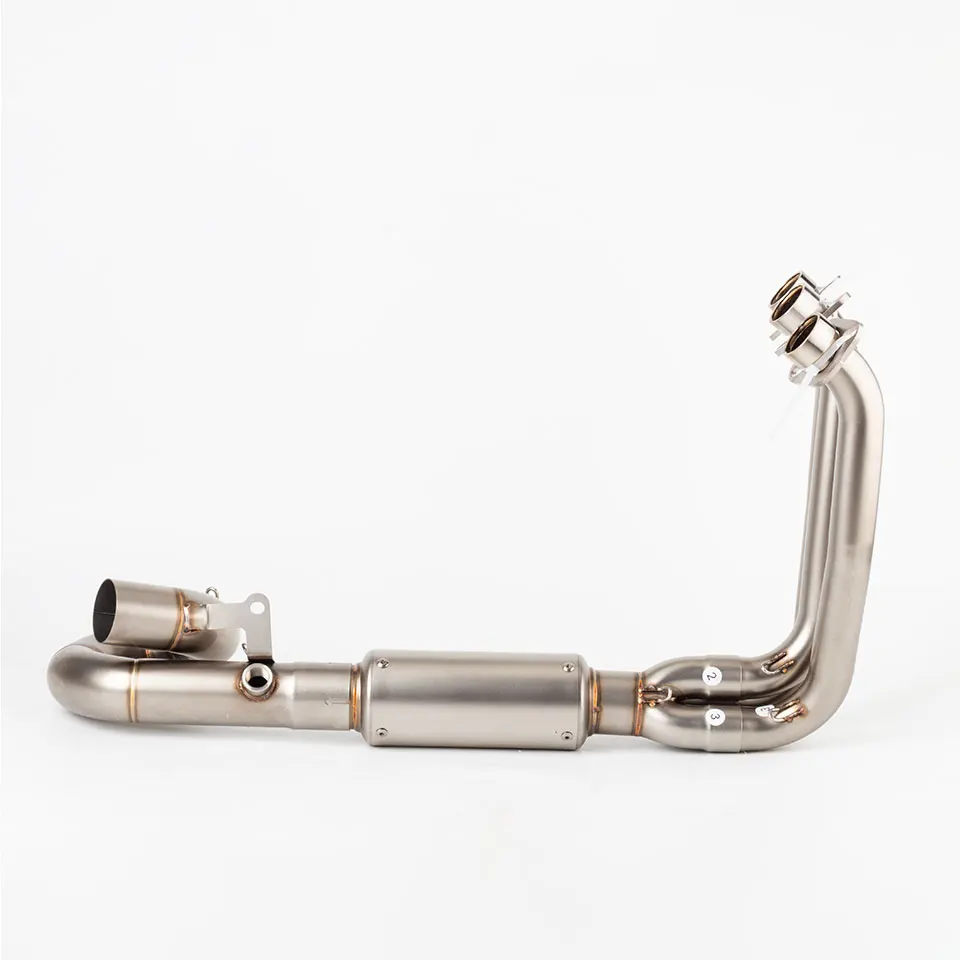 Motorcycle muffler For CF-Moto 675SR 675SS header link pipe 675sr exhaust 2024-2026 for 51mm Slip On Exhaust System Header Pipe