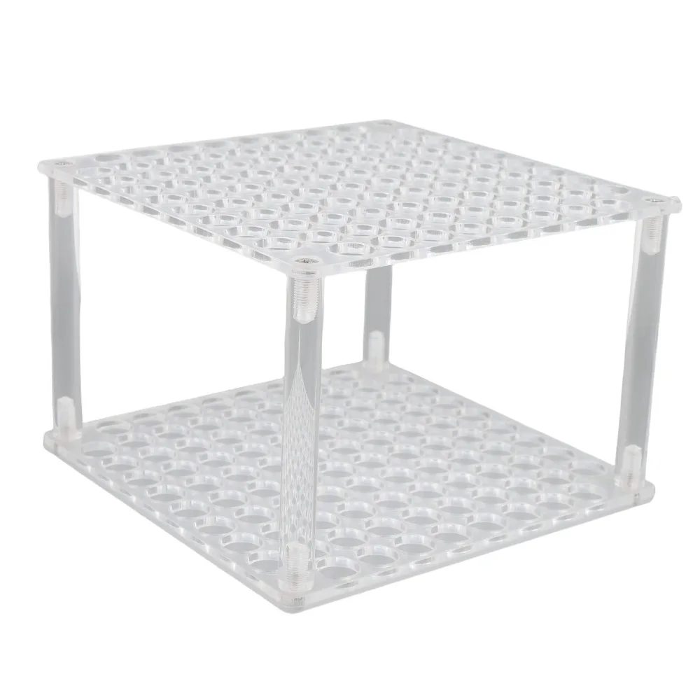 Practical 96 Slots Makeup Brush Holder Transparent Clear Pencil Organizer Acrylic Marker Stand For Markers
