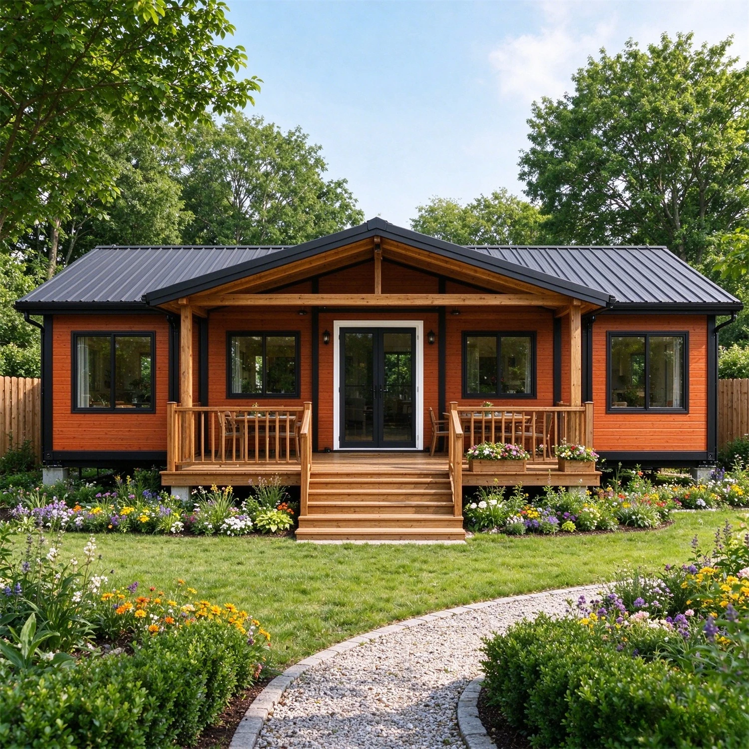 Garden Rooms Prefabricated Tiny Home Expandable Container House Prefab Houses Vacation Room Folding Room Modular Steel House