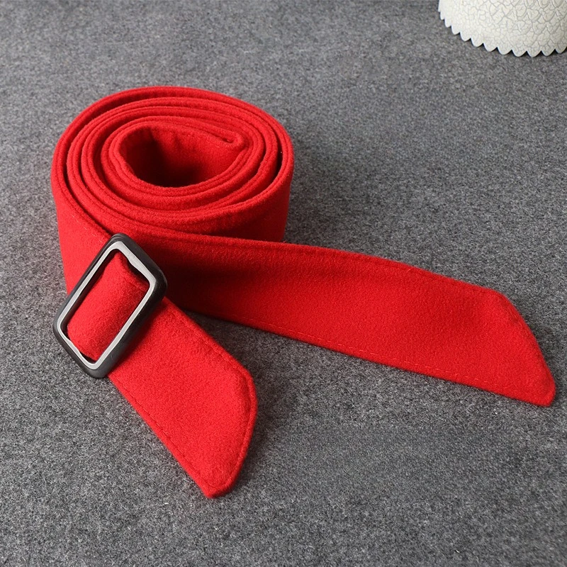 

Double-sided belt for women's wide simple and versatile coat decorative belt fashionable bow cloth belt