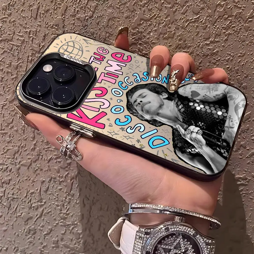 H-Harry Styles Rapper Cool Phone Case For IPhone 17 16 15 14 13 12 11 Pro Max Air Matte Laser Aurora Shockproof Phone Case view 4