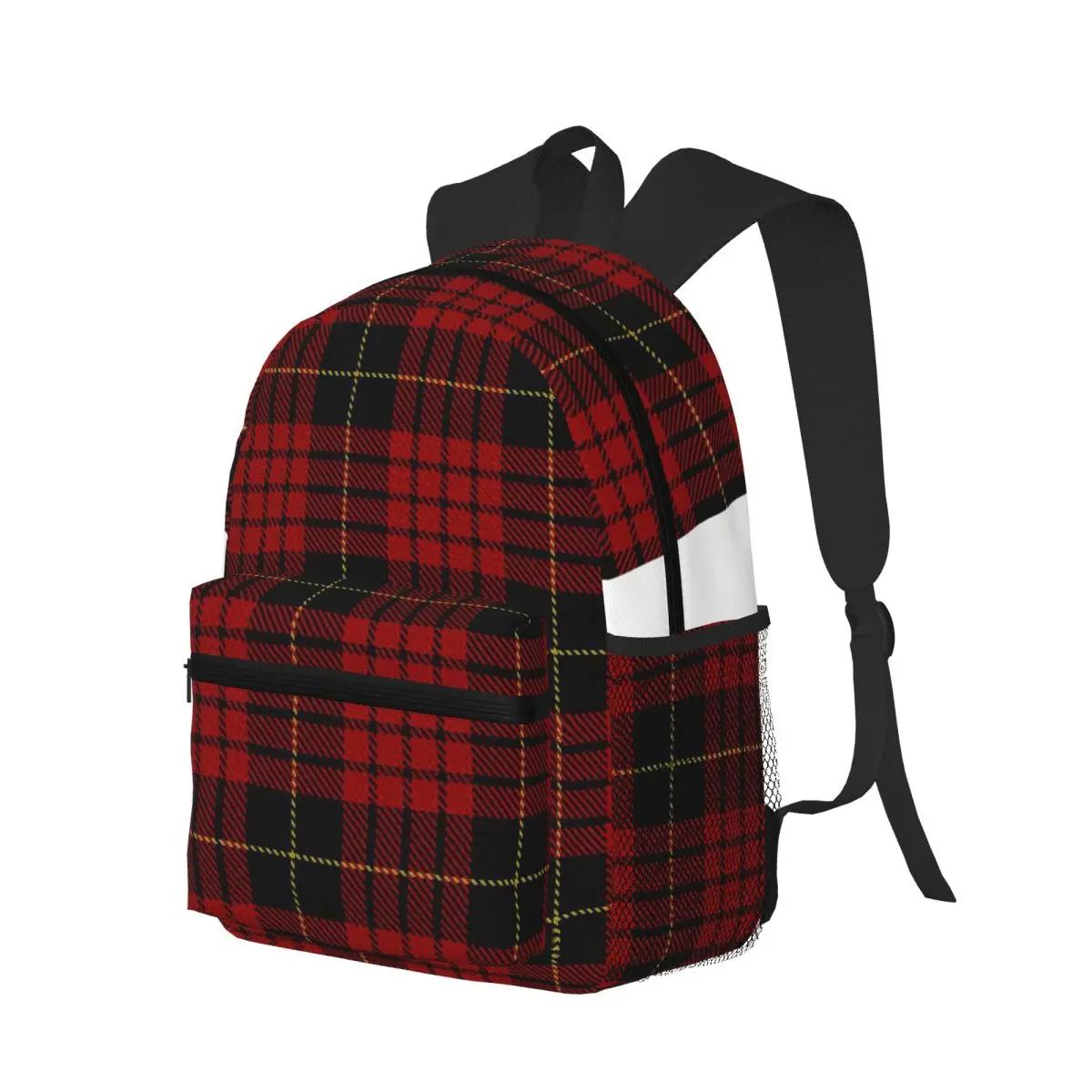 Classic Scottish Clan Tartan Plaid Student Backpack School Bag Hiking Travel Daypack for Men Women Bookbag Shoulder Bags