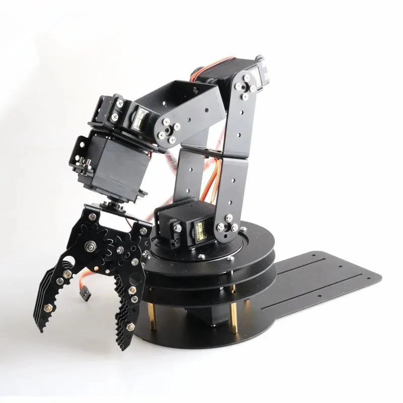 6 Dof Robot Braccio Morsetto Artiglio Metallo Meccanico NANO RC Braccio robotico per Arduino Robot Kit fai da te