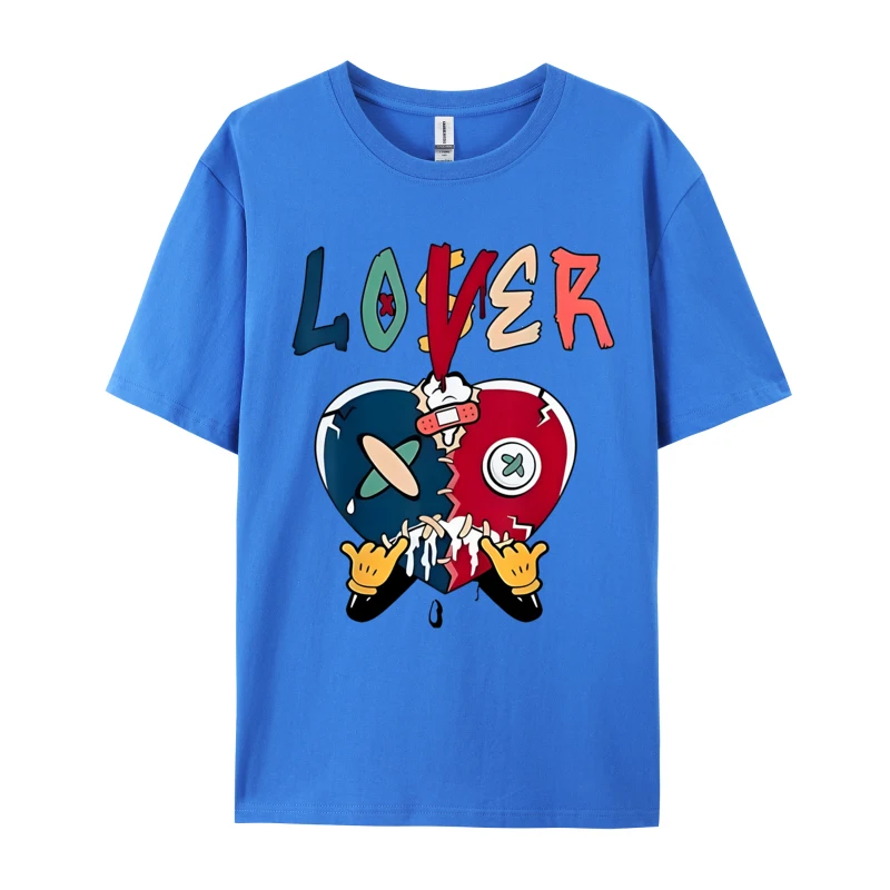 Heart Lover T-shirt Men Plain Design Tops T Shirt Geek Tee-Shirts Top Quality Free Shippping Items Lowest Prices Black T Shirts