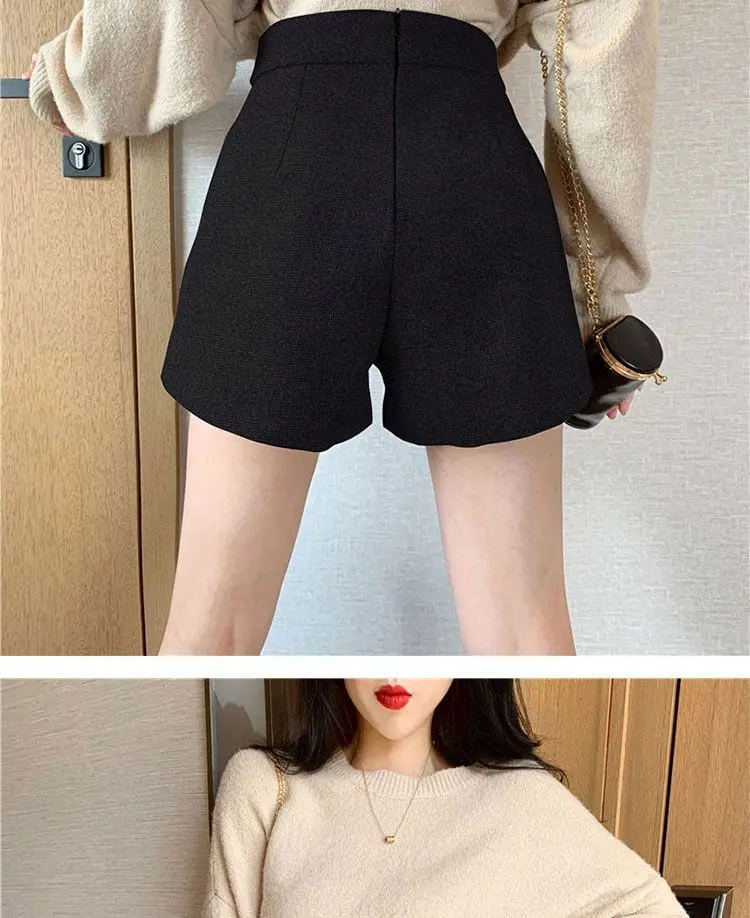 Women's Autumn and Winter 2025 New Wide-leg Pants Korean Style Fashion Slim Fit and Slim Bottoming