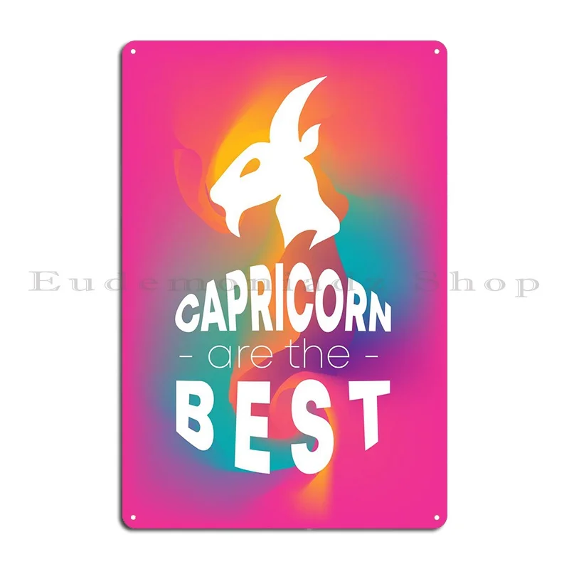 Capricorn Best 11 Metal Plaque Poster Club Bar Garage Cinema Design Bar Cave Tin Sign Poster