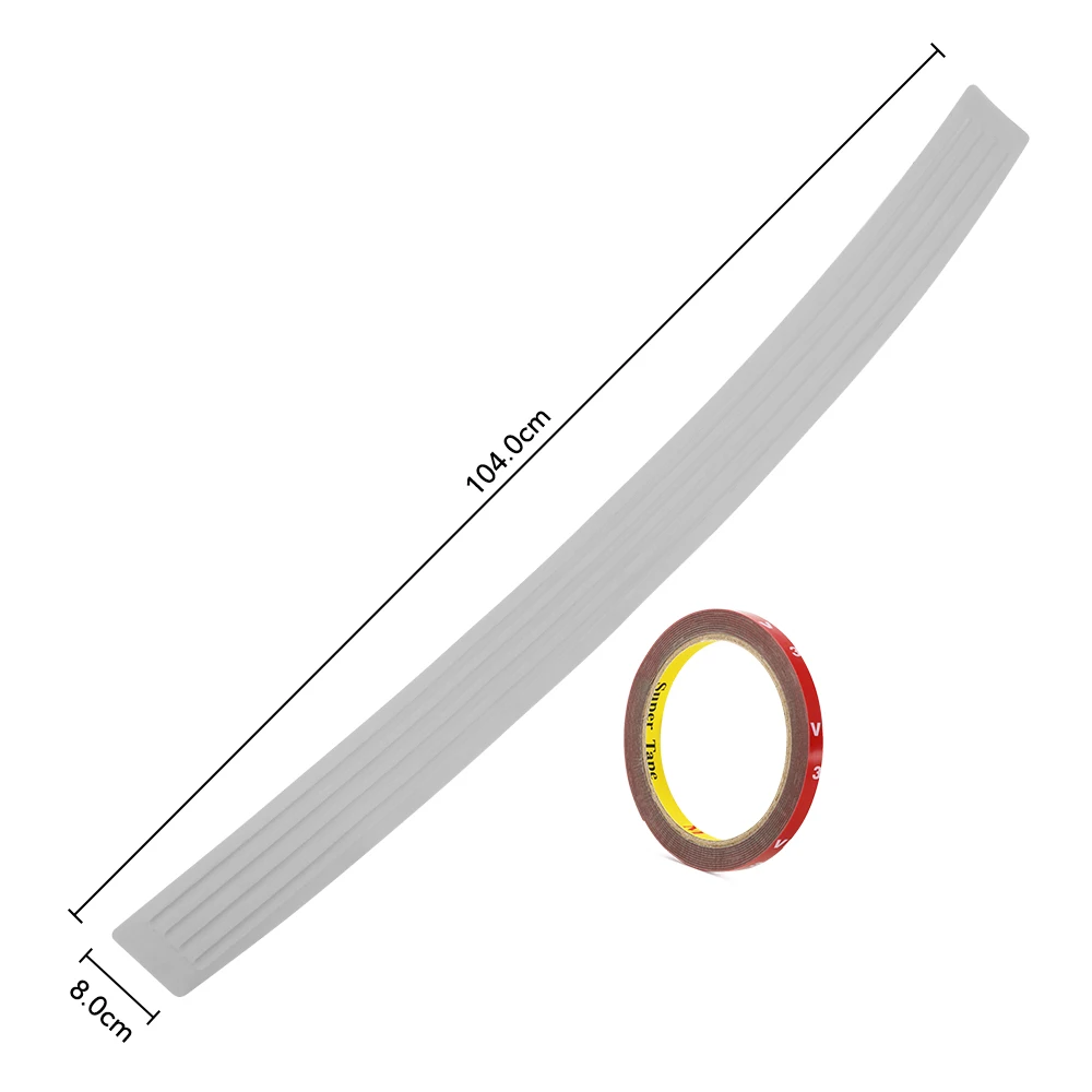 Universal Auto Stamm Tür Schutz Streifen Schweller Platte Schutz Hinten Stoßstange Schutz Gummi Leisten Pad Trim Abdeckung Streifen Auto Styling