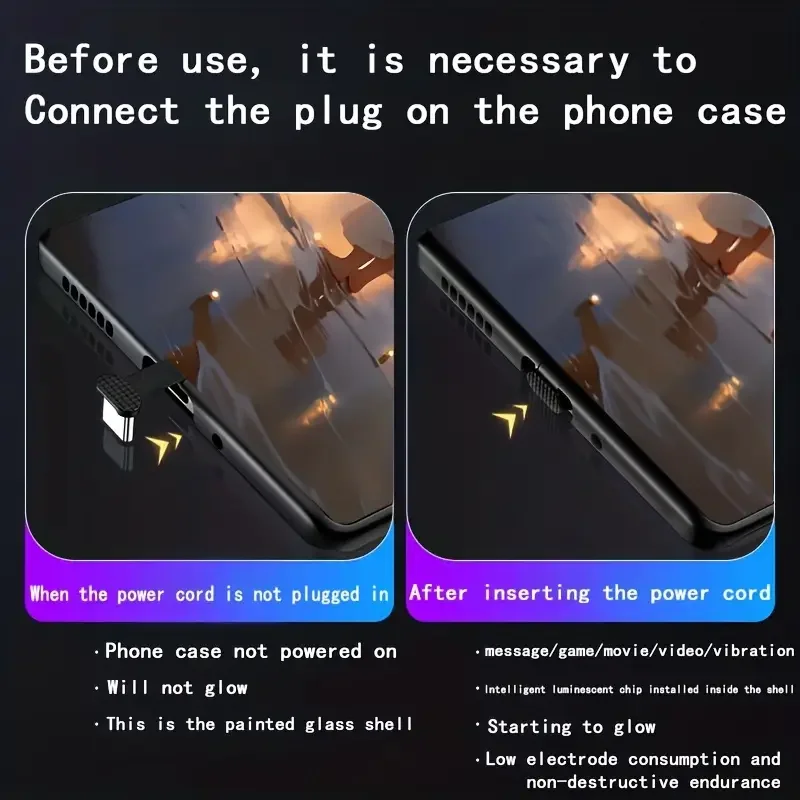 Luxury Anime Cartoon LED Flash Case Phone Case For Samsung Galaxay Z fold 6 5 4 ZFold 6 Zfold4 Cases Luminous Glass Cover Fundas