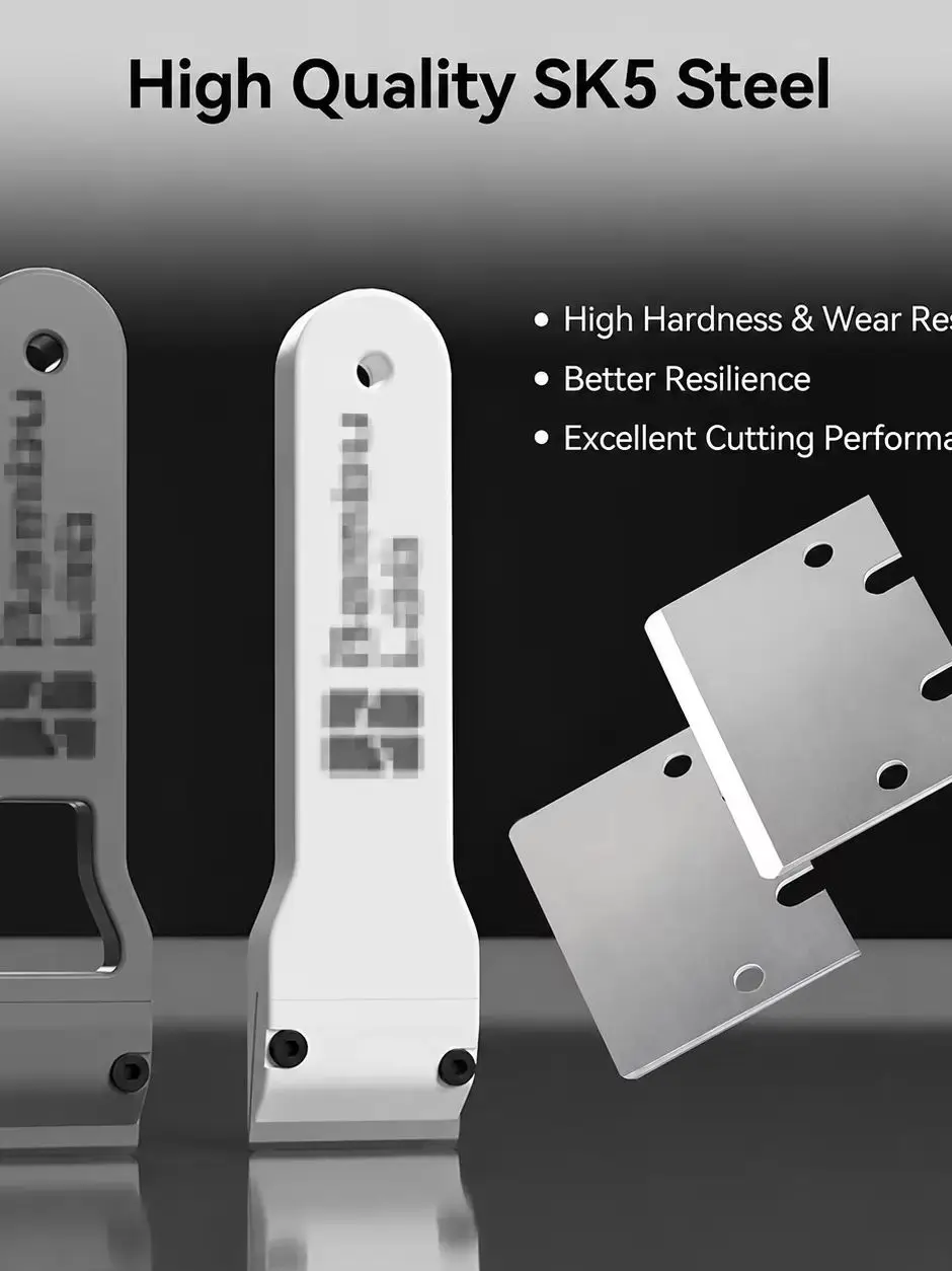 Professioneller 3D-Drucker-Schaber aus Metall, 3D-Drucker-Entfernungsspatel für Bambu Lab A1/X1/P1 Serie, scharfe und gehärtete Schaberklingen – Detail 6
