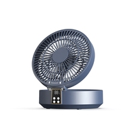USB Charging Folding Portable Fan 4000Mah Desktop Mini Fan Remote Control Inoor Or Outdoor Table Fans