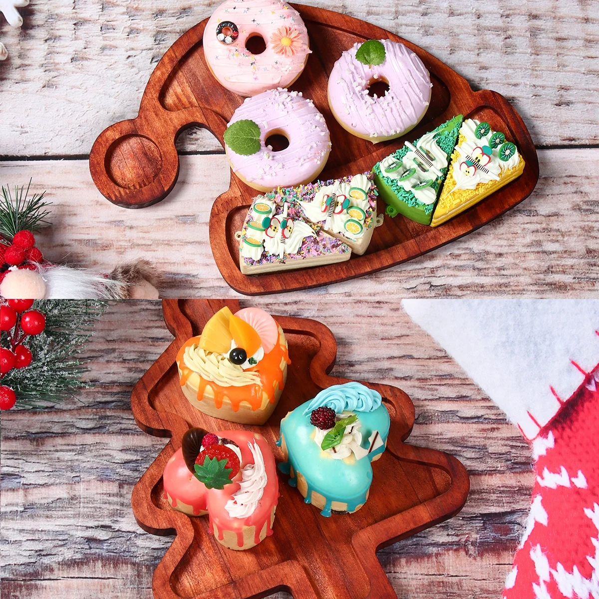

Christmas Wooden Pallet Plate Merry Christmas Decorations For Home 2025 Navidad Noel Natal Xmas Gifts Happy New Year Gifts 2026