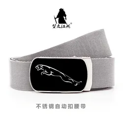 Ceinture en cuir pour hommes, métal, structure automatique, marque de haute qualité, environnement de luxe, travail célèbre, bracelet en acier inoxydable