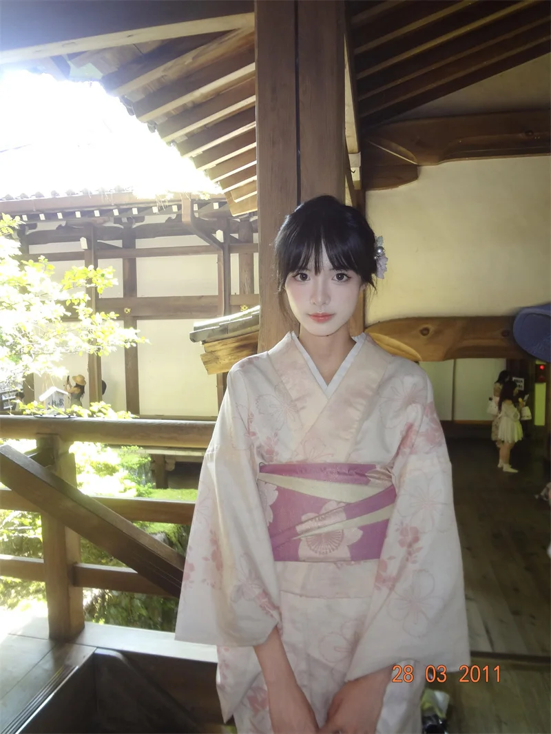 

Традиционный костюм для фотосессий в стиле кимоно для девочек, улучшенный дизайн, летний сезон, полиэстер, этническая модная одежда