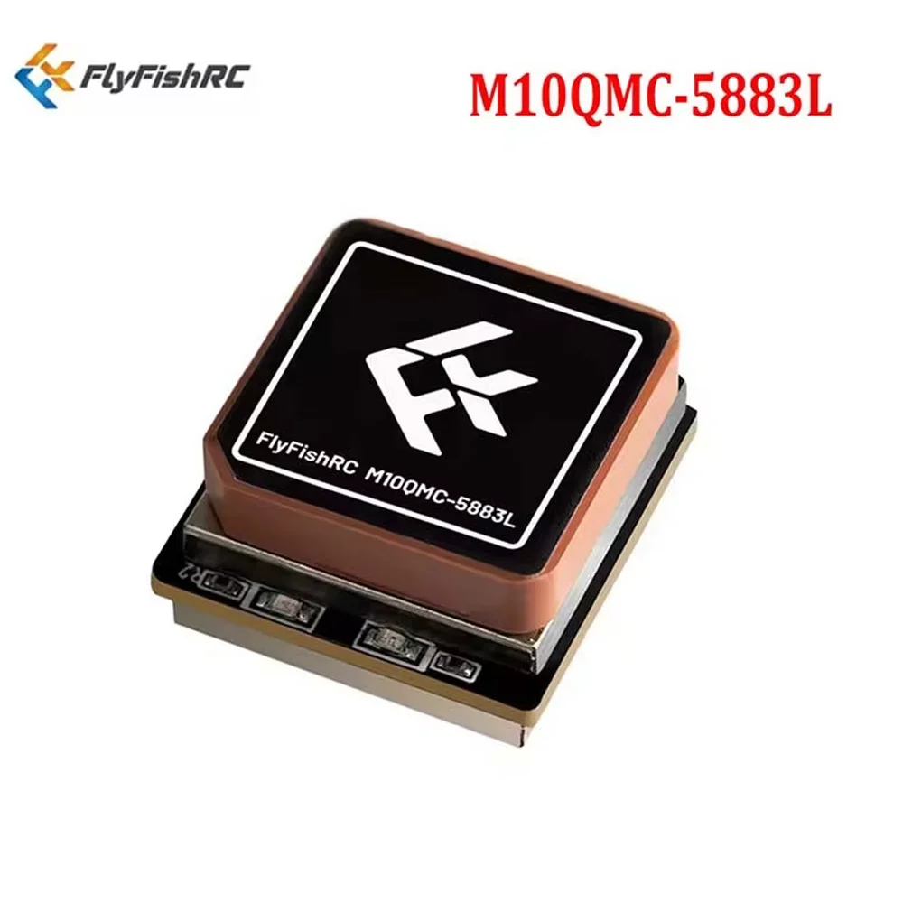 

FlyFishRC M10QMC-5883L Надежный GPS с модулем компаса подходит для радиоуправляемого самолета FPV Модель дрона дальнего действия для фристайла