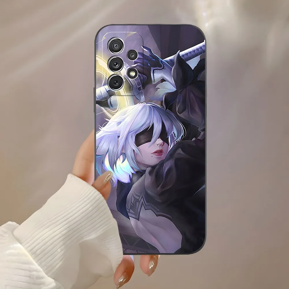 Nier Automata 2b Anime Phone Case for Samsung S24 Ultra S22 S23 S20 Fe S21 Plus Galaxy A54 A34 A24 A53 M54 Note 20 Back Cover