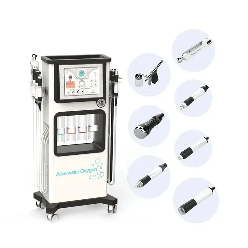 7 In 1 Hydrofacials Diamond Dermabrasion Machine CO2 Alice Super Bubble Hydra Microdermabrasion Facial Machine