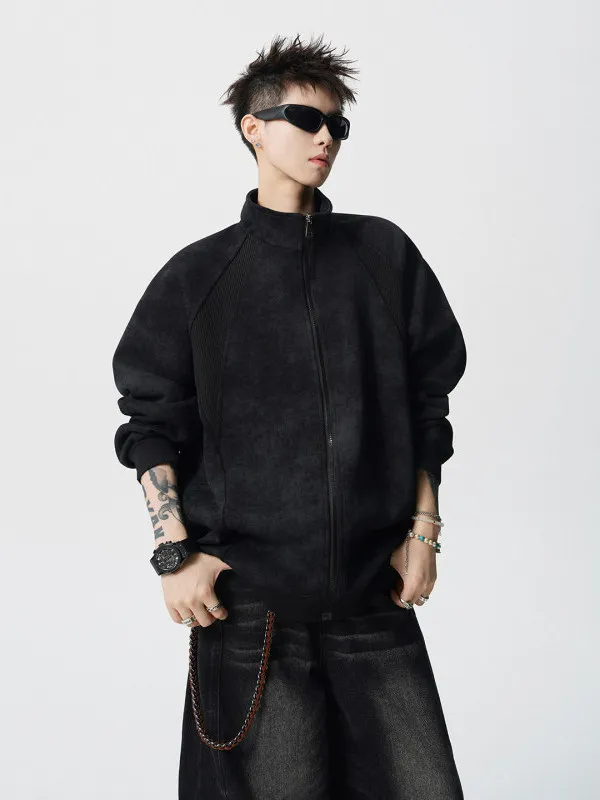 

Мужская толстовка с капюшоном American Sle Tie Dye на молнии Long Sve, повседневная свободная посадка, весенне-осенний сезон, уличная одежда для пар