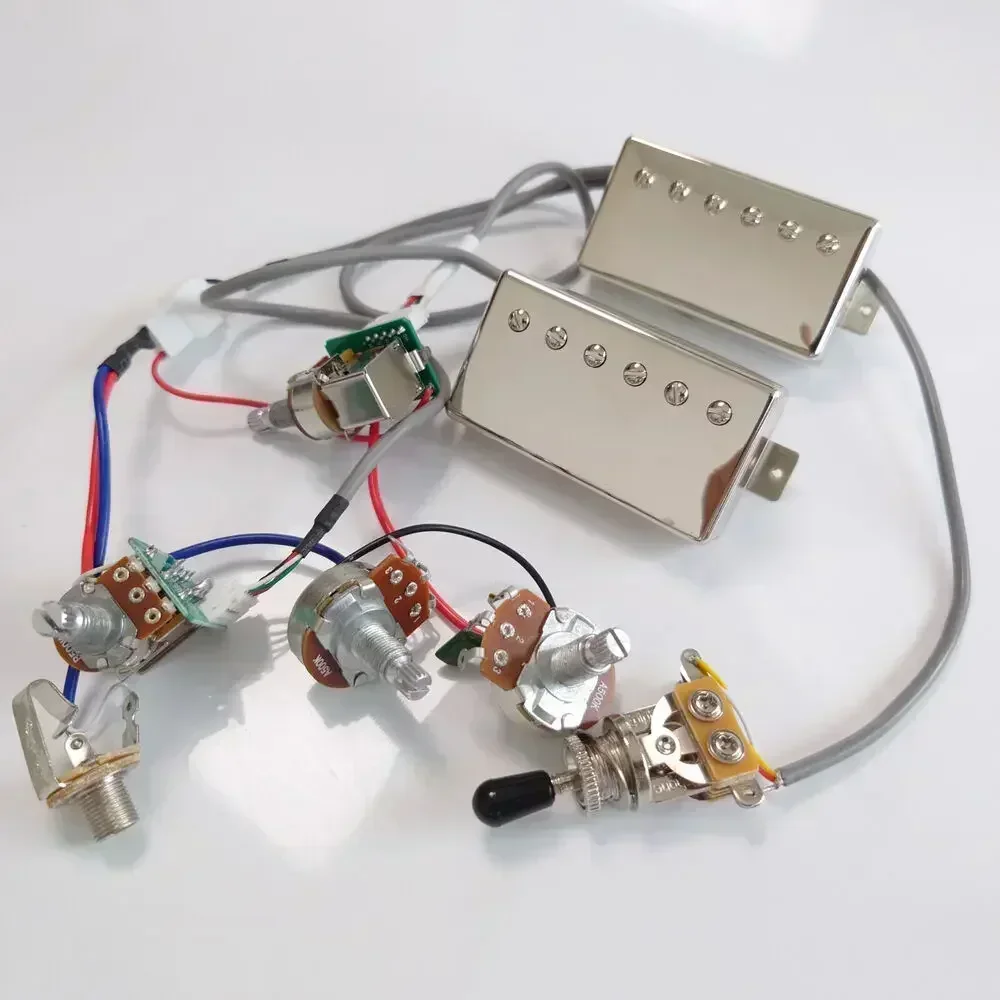 

Набор BB1 и BB2, гитарные звукосниматели Alnico V, PAF Chrome, с жгутом проводов 2V1T/2V2T