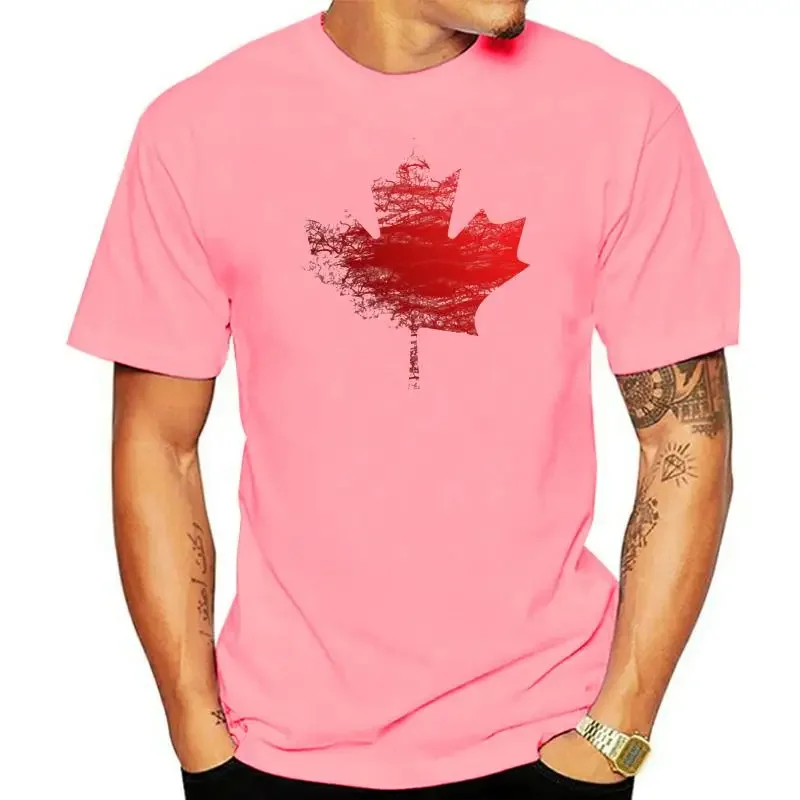 Good Quality Men\'s Leisure Tops T Shirts Glory Canada Red Maple Leaf T-Shirt Printed Slim Fit Fashion Male Big Size Tee Shirt