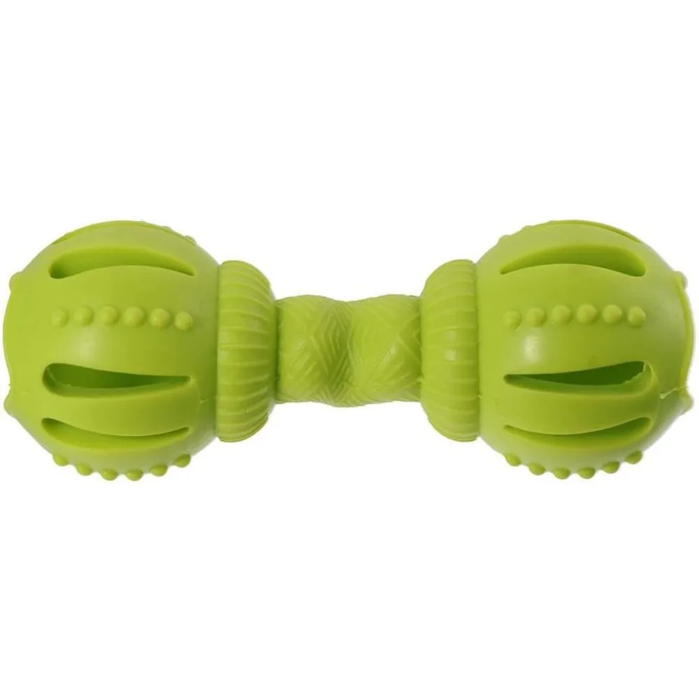 Pet Toys Leaking Dumbbells, with Relieve Stress Relieve Boredom and Alleviate Emotions Dumbbell Shaped Dog Toys for Small Dogs