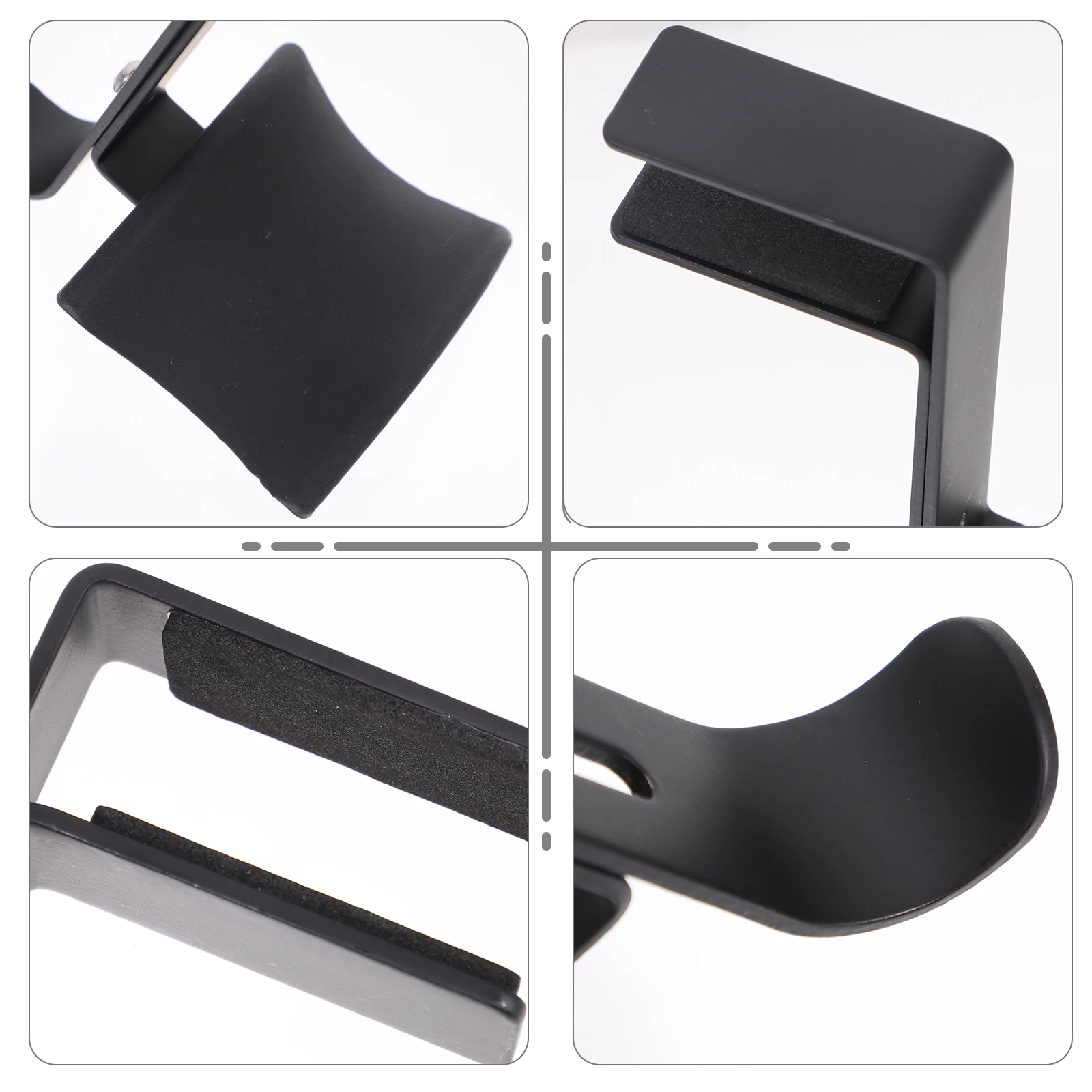 

Adjustable Headphone Stand Under Desk Headset Holder Metal Bracket Pu Cushion Stable Desktop Mount For Home Office