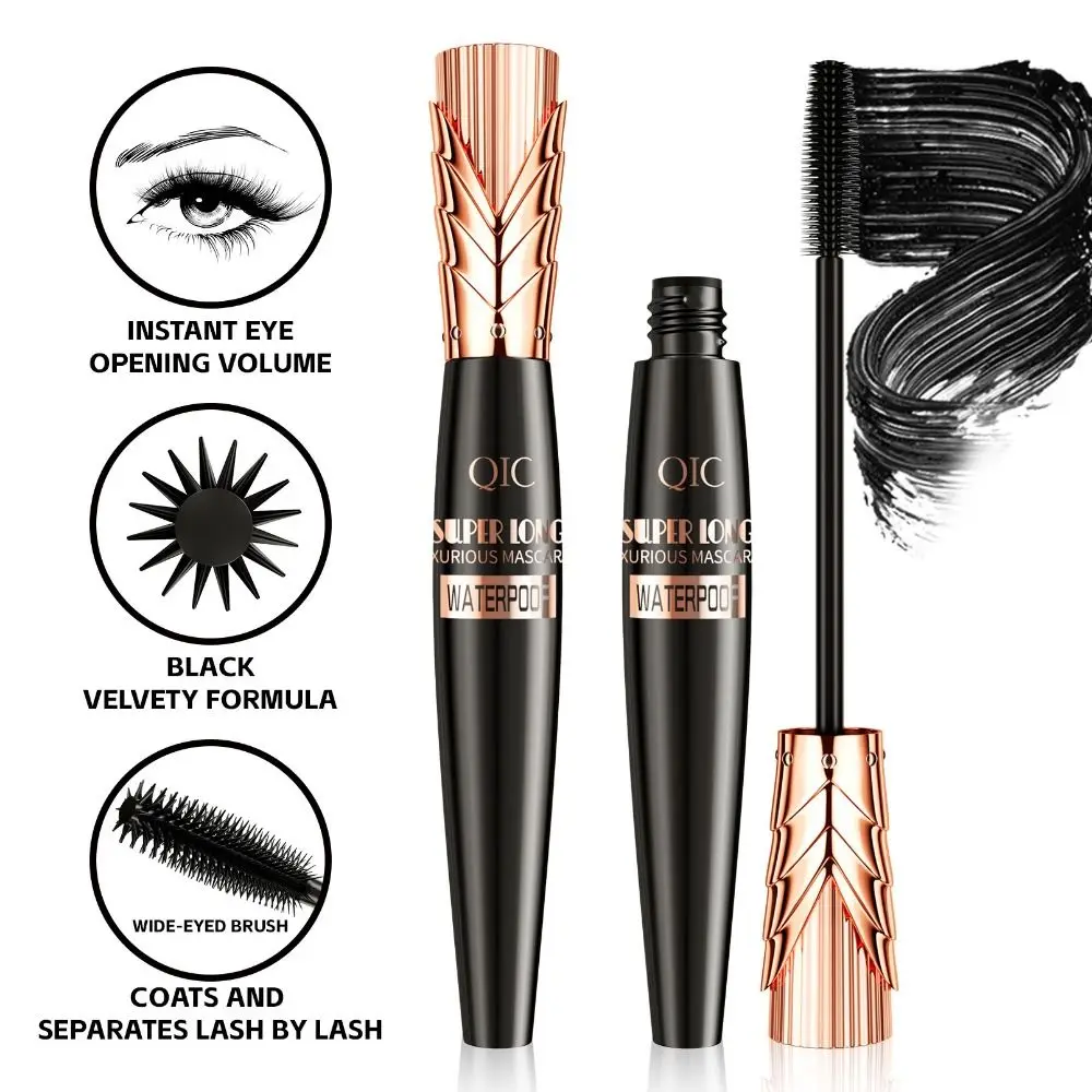 

Smudge-Proof Volume Mascara Clump-Free Long Lasting Waterproof Mascara Lengthens Eyelashes 5D Curl Extension Mascara Daily Use