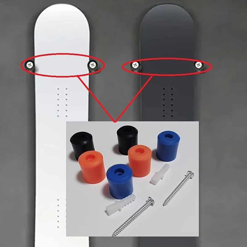 Suporte de montagem na parede de esqui, rack de exibição de acessórios, rack de armazenamento de esqui, gancho vertical, suporte de montagem na parede