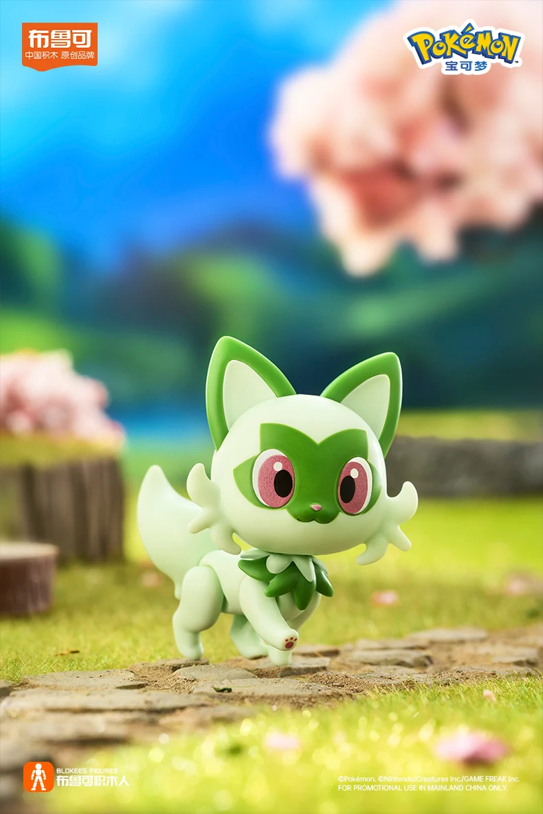 BLOKEES Original POKEMON Bausteine Pikachu Charmander Psyduck Sprigatito Eevee Lucario Pokémon Action Figur Spielzeug Geschenk – Detail 5