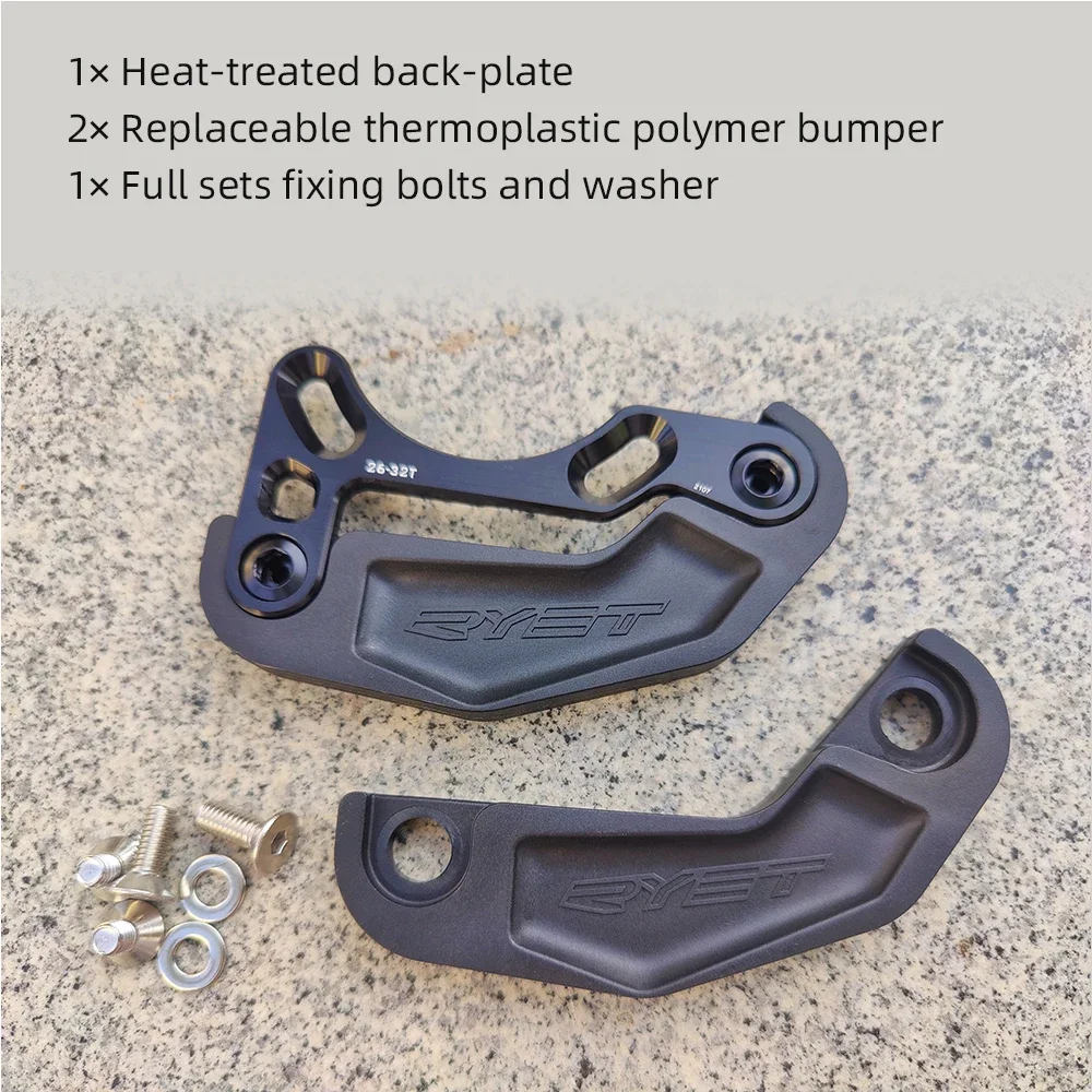 RYET MTB Bike Chain Guide ISCG05 BASH GUARD Stabilizer 26-32T 34-36T Chainring Protector BASH PLATE Bicycle Chains Bicycle Parts