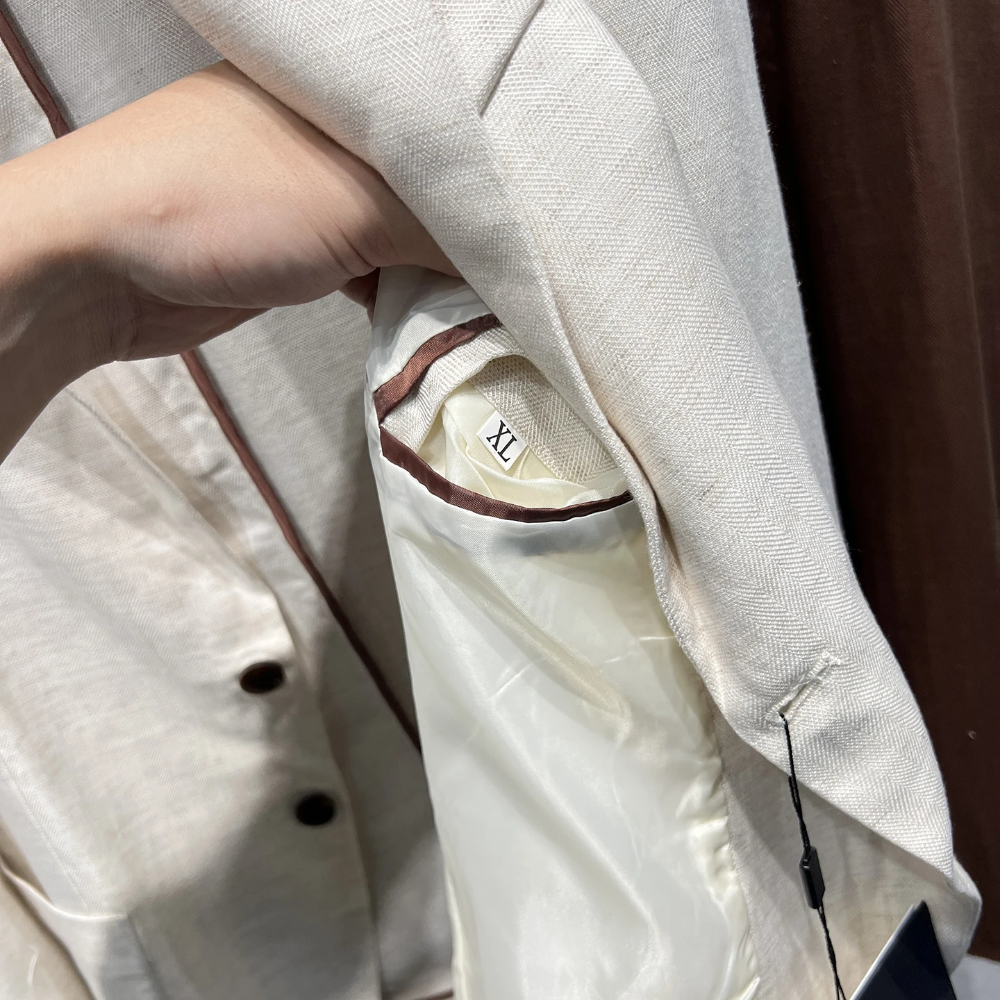  Italian Sle Men's Linen Suit Autumn New Arrival Lightweight Ele Busin Casual Classic Fit Two Button Suit