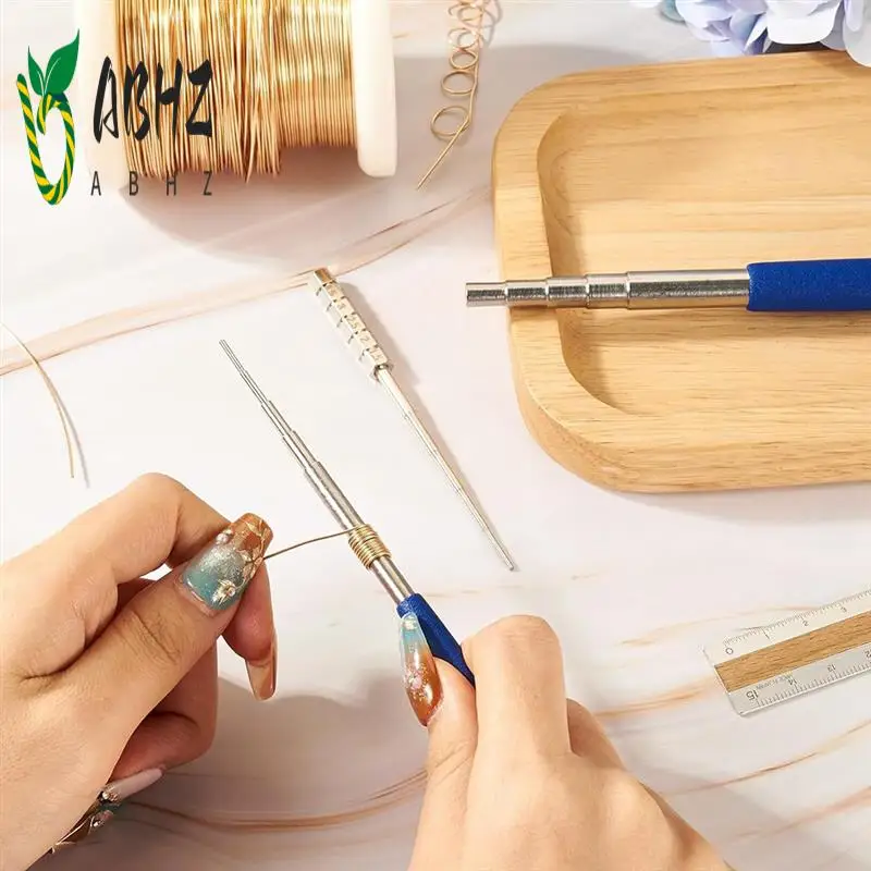 

ABHZ-3 шт., катушка, зажим для проволоки, намоточный стержень, ступенчатая мандоль, палочка, инструмент для формирования колец для изготовления ювелирных изделий, упаковка 1,5-10 мм