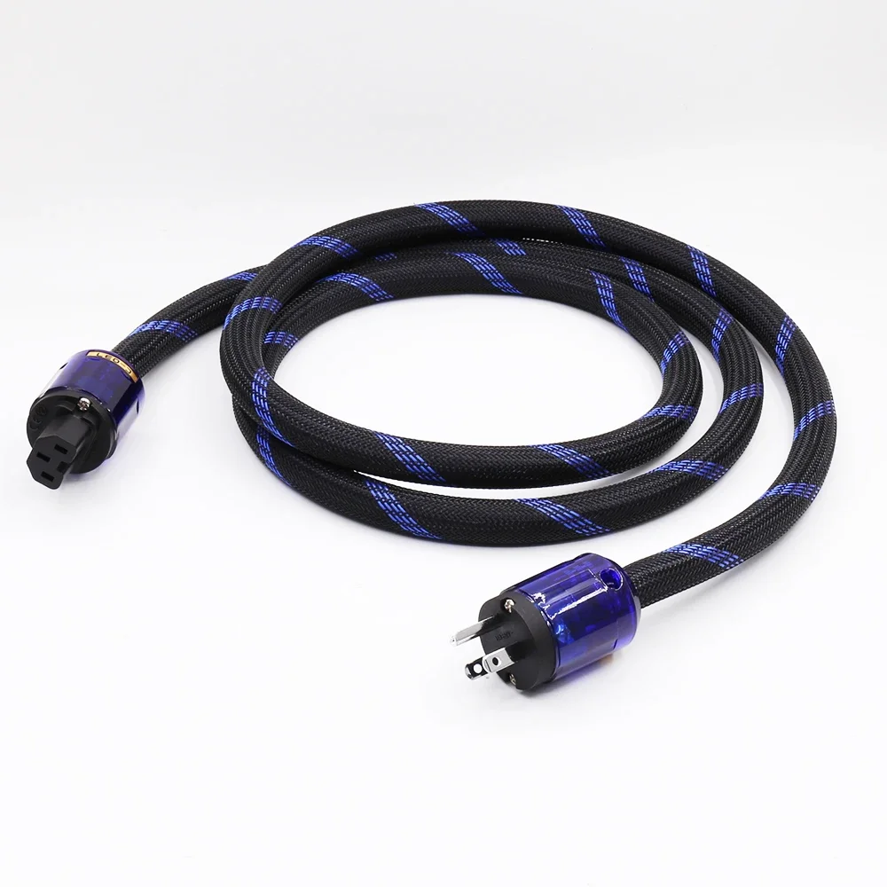 Cabo de alimentação de rede dos EUA de alta qualidade Cabo de alimentação CA HIFI Versão dos EUA Cabo de alimentação